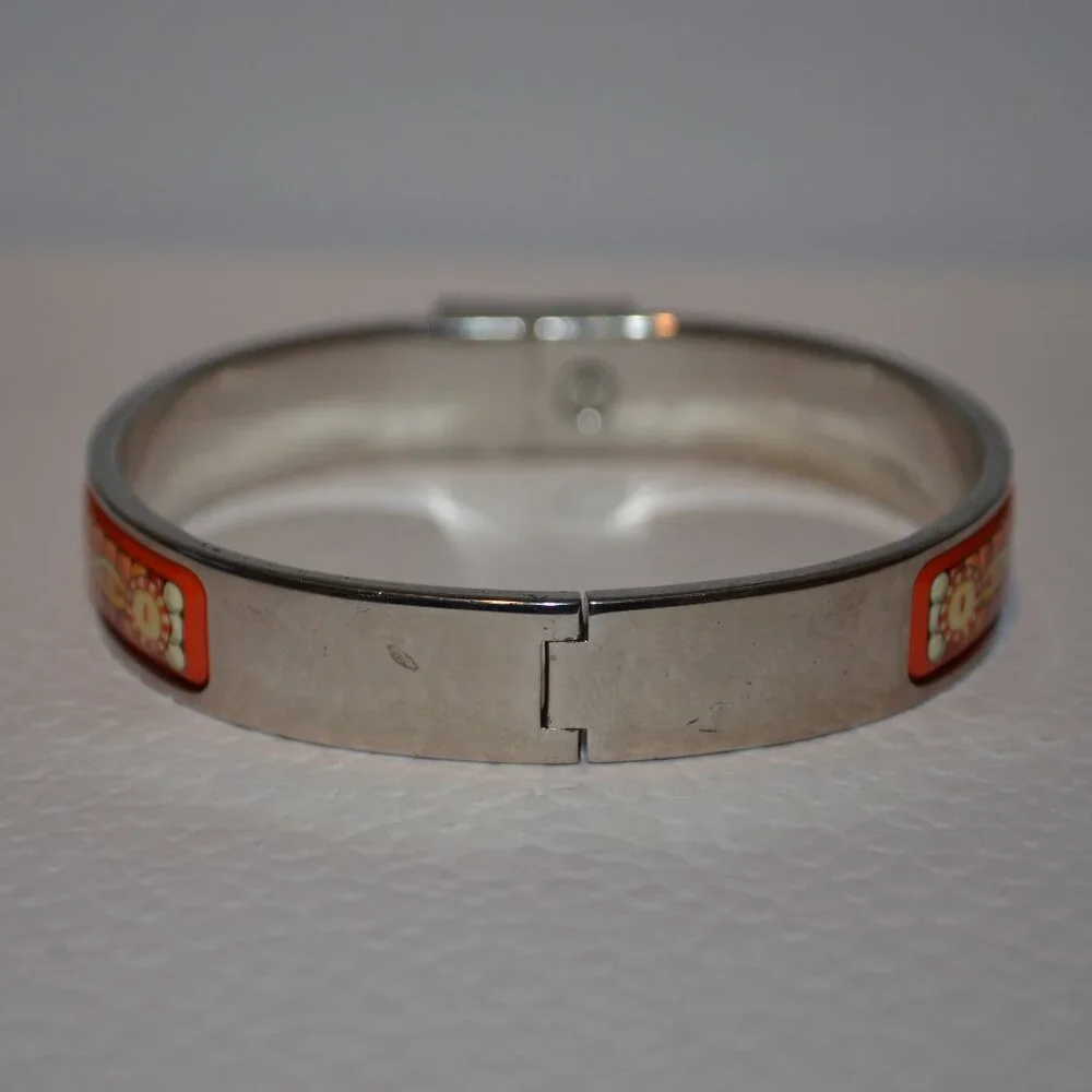 Hermes Paris 1990 Clic Clac Bangle Bracelet